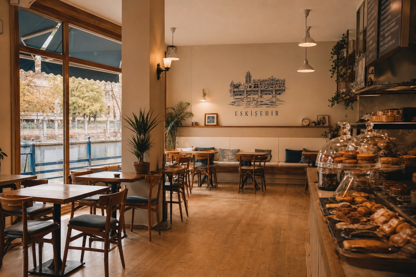 Eskişehir Cafe iç mekan