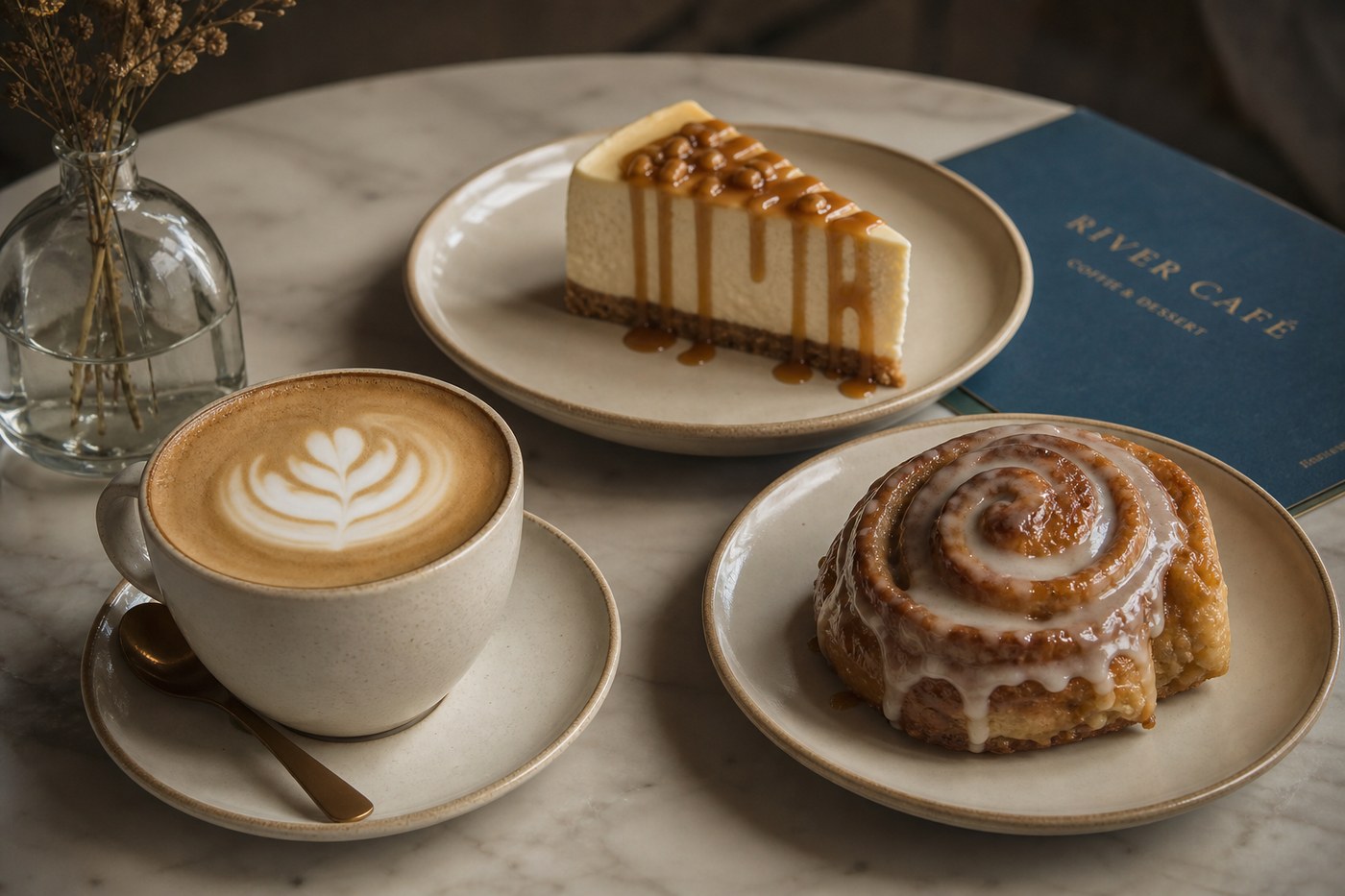 Latte art ve tatlı